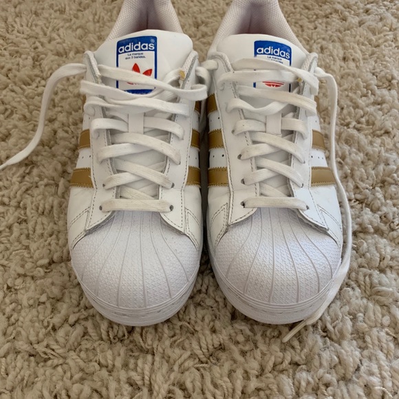 superstar shoes gold